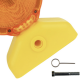 Flashing LED Battery Operated Barricade Beacon Light
